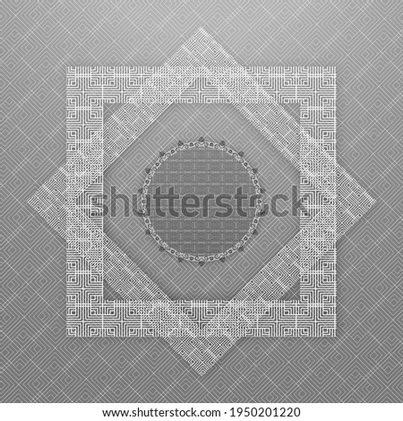 ilustration vector graphic of abstract geometric pattern background in blak and white suitable for digital printing company free vector