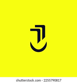 Vektorgrafik der abstrakten Buchstaben J Logo, gut für Markenbildung, Business, Marketing.