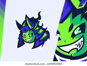 ilustration vector graphic of beam samurai for gaming