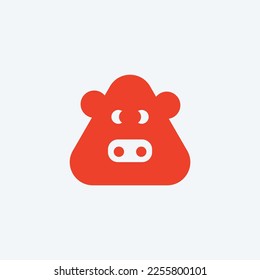 Ilustration vector graphic of Bear A letter logo, good for branding, business, marketing.
