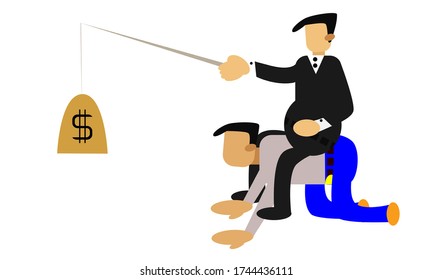 Ilustration vector graphic of boss. Perpect for sticker, background and education image.