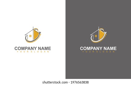 Ilustration vector graphic of  Building Construction Logo Design