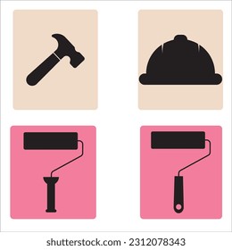 Ilustration vector graphic of construction icon