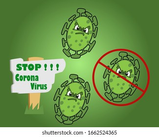 Ilustration vector graphic of Corona Virus In Wuhan China, Vector corona Virus, Simple desain Virus Corona, Corona virus flat, for banner, baner, etc.