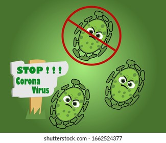 Gráficos vectoriales de ilustración del virus Corona en Wuhan China, Virus Vector corona, Virus Simple Desain Corona, Plano de Corona, para banner, baner, etc.