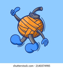 Ilustration vector graphic of cute bomb cartoon.good for icon,good for sticker