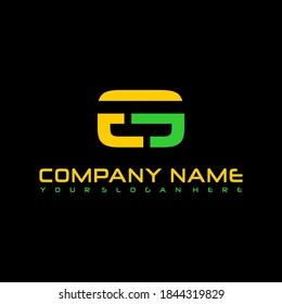 Ilustration vector graphic for ES Letter logo