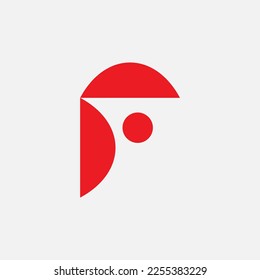 Ilustration vector graphic of F Letter Logo, good for branding, business, marketing.