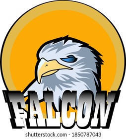 Ilustration vector graphic Falcon 
Perfect for t shirt and logo esport
