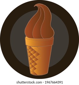 Ilustration Vector Graphic Of Ice Cream.
Fit For Book Illustration, Clothes Screen Printing, Wallpaper, Logo, And Other Needs.