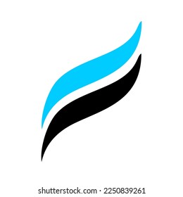 Ilustración vectorial icono gráfico del logotipo abstracto