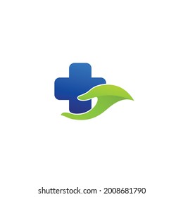 Ilustration vector graphic icon  logo of hand healthy care symbol
