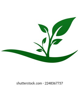 Ilustration vector graphic icon of nature logo