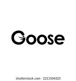 Ilustration vector graphic icon png logo of Word goose