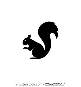 Ilustración vectorial icono gráfico de la ardilla