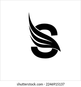 Ilustration vector graphic icon of wing