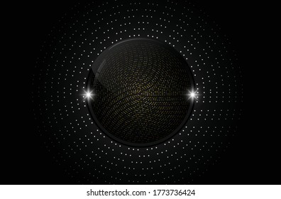 ilustration vector graphic of luxury rounded shapes background in silver schemes colors free vector 