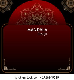 Ilustration vector graphic of mandala design. Fit for cover invitation, ramadhan, ied mubarok etc. 