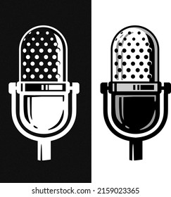 ilustration vector graphic of microphone