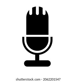 Ilustration vector graphic of microphone perfect for icons, music, singing, etc.