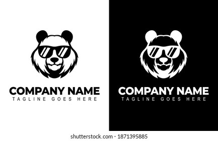 Ilustration vector graphic of Panda Head Logo Design Template. Modern Design. Panda logo.