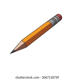 Ilustration vector graphic of pencil. Perfect for children book