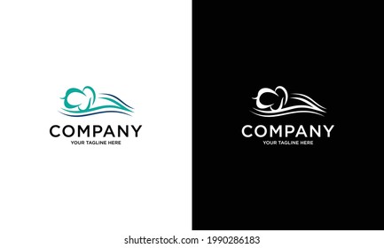 Ilustration vector graphic of people sleep monoline perfect for medice company