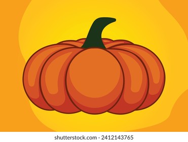 Ilustration Vector graphic of Pumpkin good for nutrition, health, etc. Fruite, vegetable isolated.