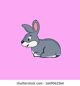 ilustration vector graphic of rabbit