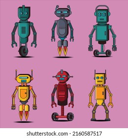 gráfico vector de ilustración del robot