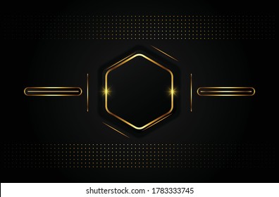 simple diseño hexagonal de lujo vector.libre vector 