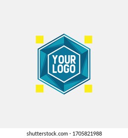 Gráfico vectorial de ilustración del logotipo de una plantilla, bueno para el logotipo, etc.