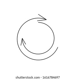 Ilustration vector graphic of Transfer arrows outline icon. linear style sign for mobile concept and web design. Left right arrows simple line vector icon. Symbol, logo illustration.