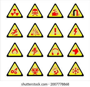 Ilustration Vector Graphic of WARNING SIGN . Perfect for cartoon image, design , notification, icon, etc.