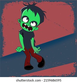 Vektorgrafik von Zombie