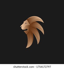 Ilustration Vector Head Of Lions Logo template