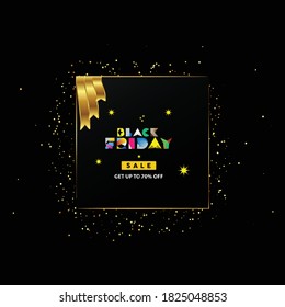 ilustration vector of linocut style black friday promo salefor marketing company  free vector