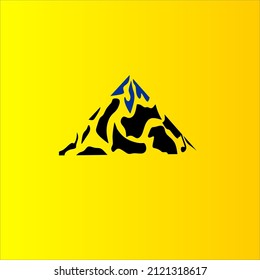 ilustration vector logo of mountain good for icon,adventure,logo etc