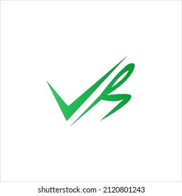 ilustration vector of two logos right good for coreect,vote etc