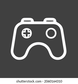 Ilustration vector video game remote control on black background