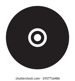 Ilustration Vector Vinyl Record Icon