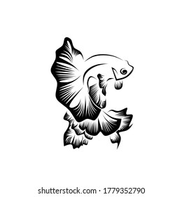 Ilustration vektor grapich beta fish
Suitable for ornamental fish shop logo , etc