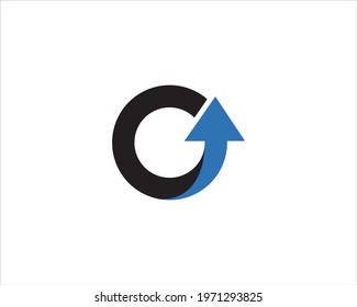 Ilustration vektor of letter g logo