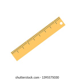 ilustration of yellow ruler to calculate