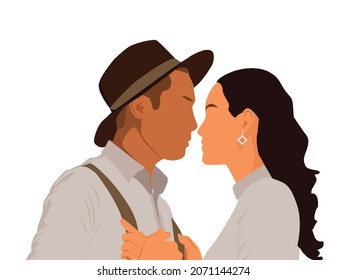 ilustrations vector couple romance happines  love