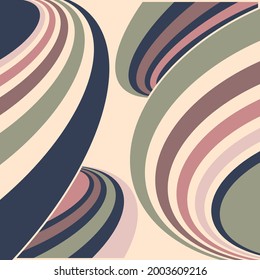 ilustrations vector graphic of colorful rainbow retro style