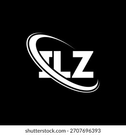 Logotipo de ILZ. Carta ILZ. Diseño del logotipo de la letra ILZ. Logotipo de ILZ inicial vinculado con el círculo y el logotipo del monograma en mayúsculas. TIPOGRAFÍA ILZ para tecnología, negocio y marca inmobiliaria.