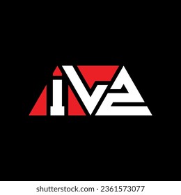 ILZ triangle letter logo design with triangle shape. ILZ triangle logo design monogram. ILZ triangle vector logo template with red color. ILZ triangular logo Simple, Elegant, and Luxurious design.