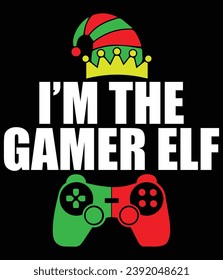 "I'm the gamer ELF" EPS vector file