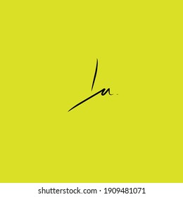 IM handwritten logo for identity